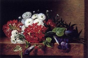 Floral, beautiful classical still life of flowers.036, unknow artist